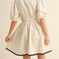 Klesis - Cream Noir Mini Dress