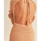 Cason Couture - The Mirage Crochet Mini Dress