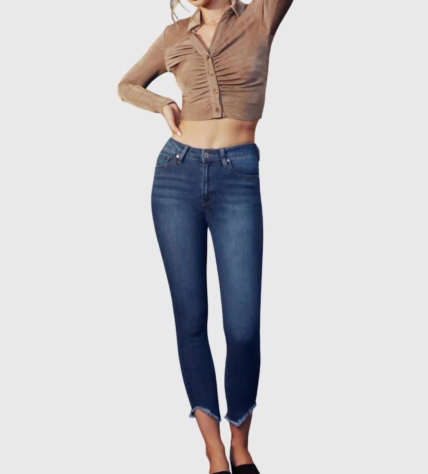 Kancan - Dayana High Rise Ankle Skinny Jean