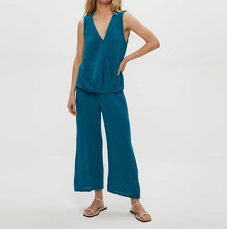 Michael Stars - Medina Cropped Gauze Pant - Petite