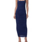 Afrm - Ruched Sparkle Dress