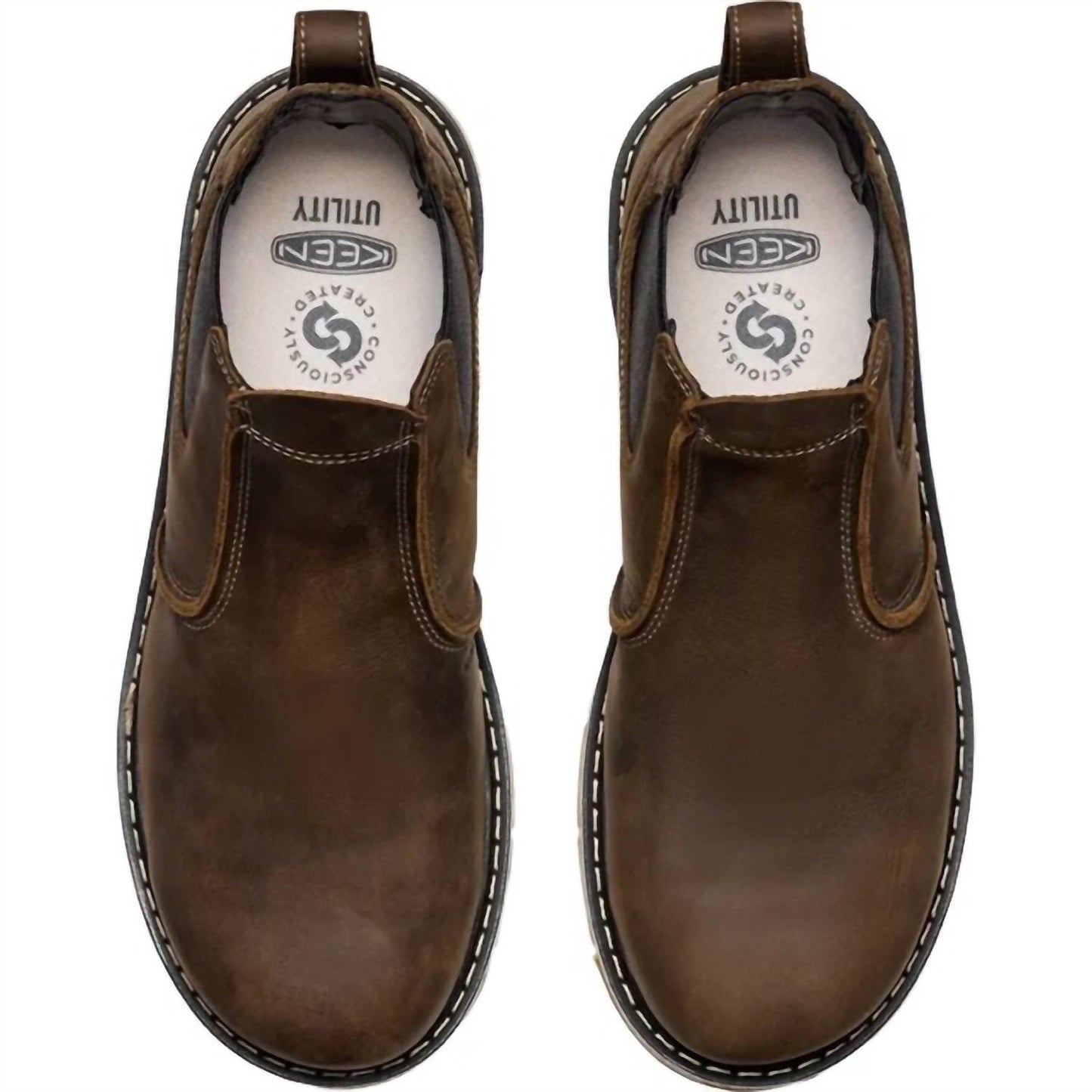 Keen - Men's San Jose Chelsea Pull-on Work Boots