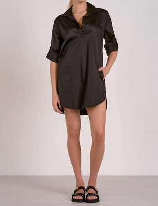 Elan - Camisa com aba enrolada