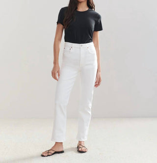 Agolde - Jeans Stovepipe de cintura alta