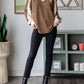 7Th Ray - Color Block Ribbed V-neck Top