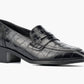 Aquatalia - Women's Riya Croc Embossed Penny Loafer