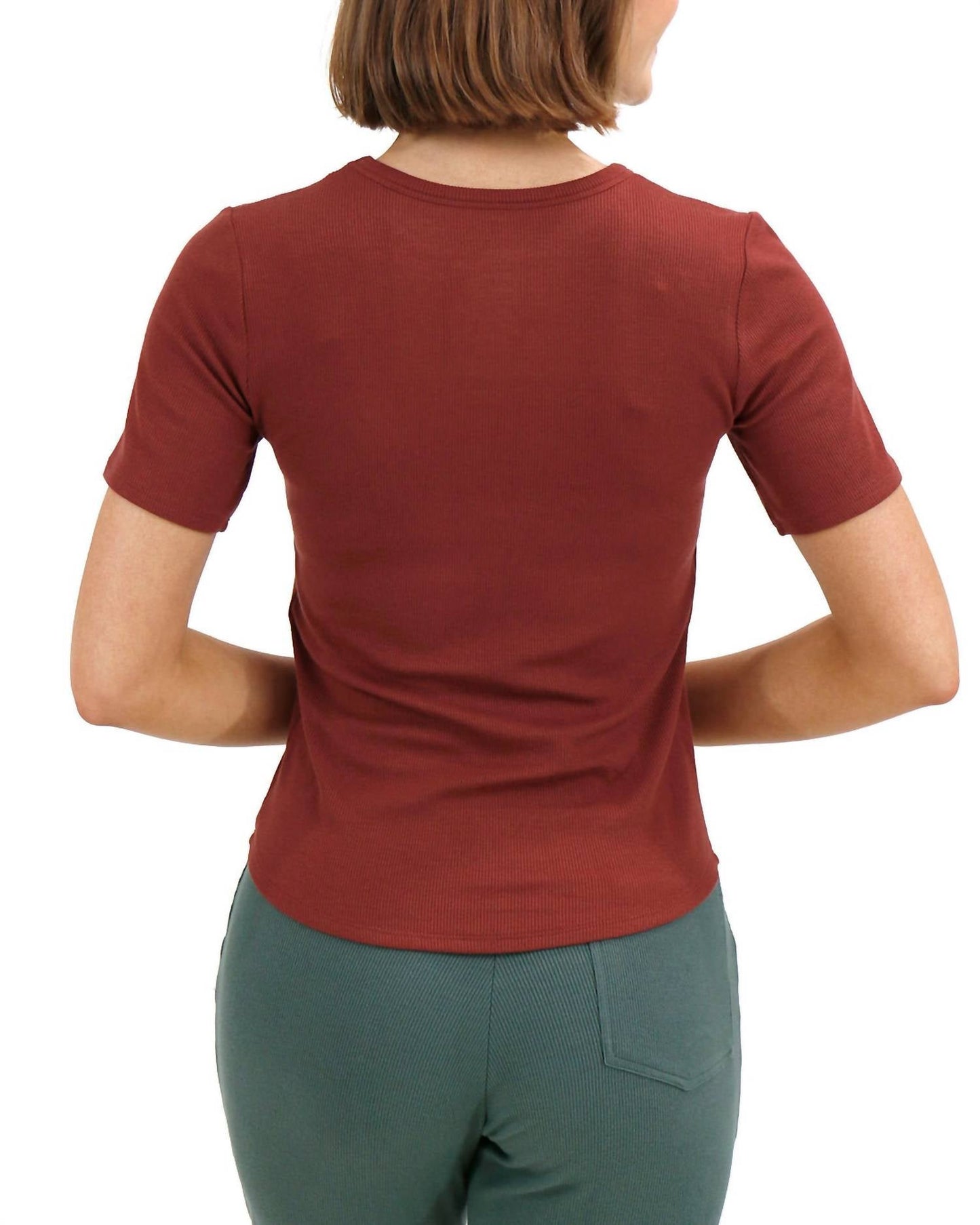 Grace And Lace - Essential Ribbed Short Sleeve Tee