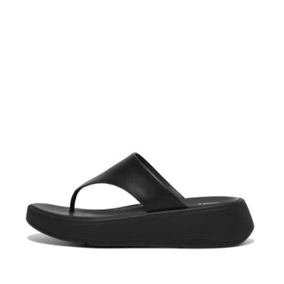Fitflop - Sandália feminina de couro com plataforma F-mode e bico fino