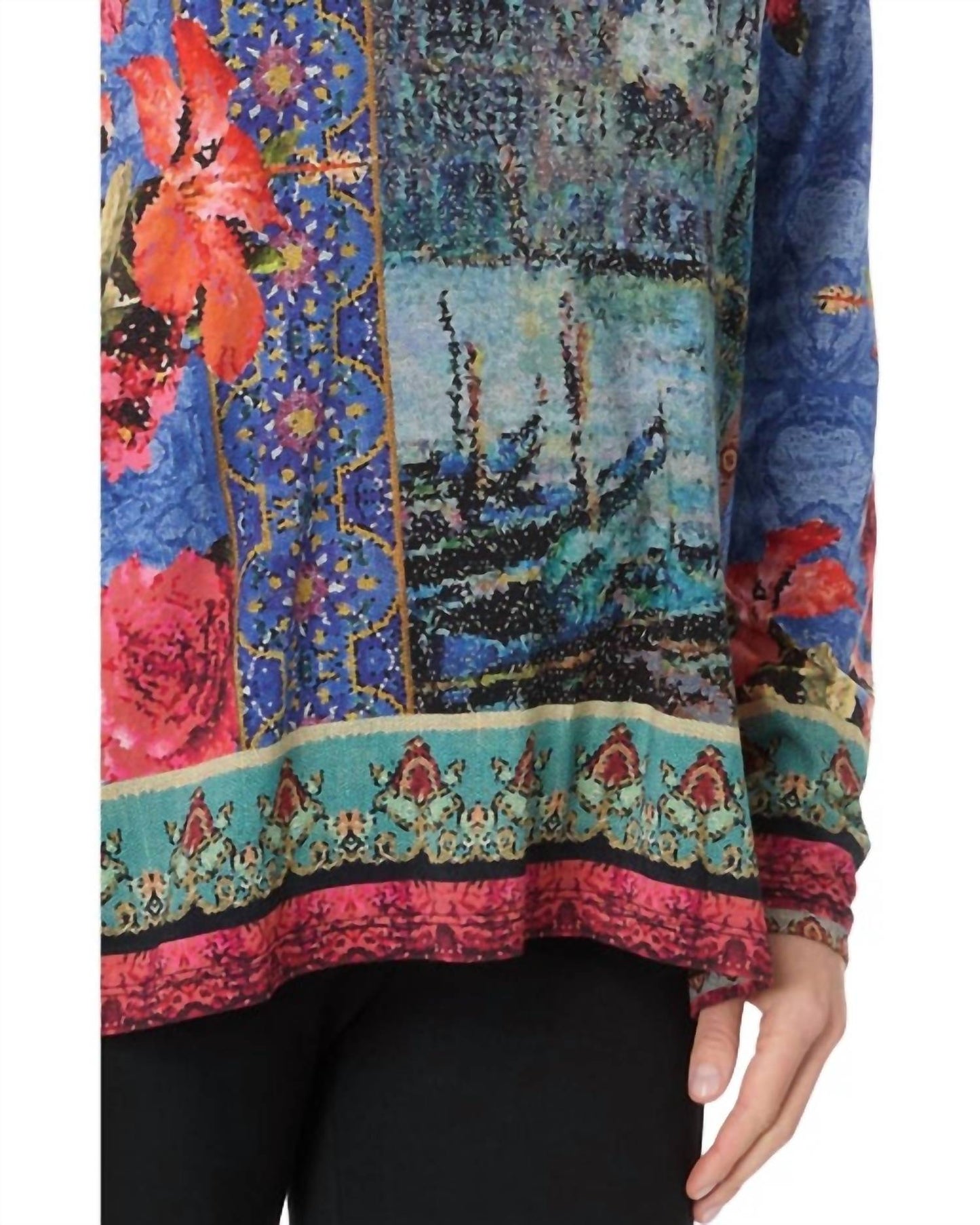Johnny Was - THE JANIE LONG SLEEVE CREW NECK TEE