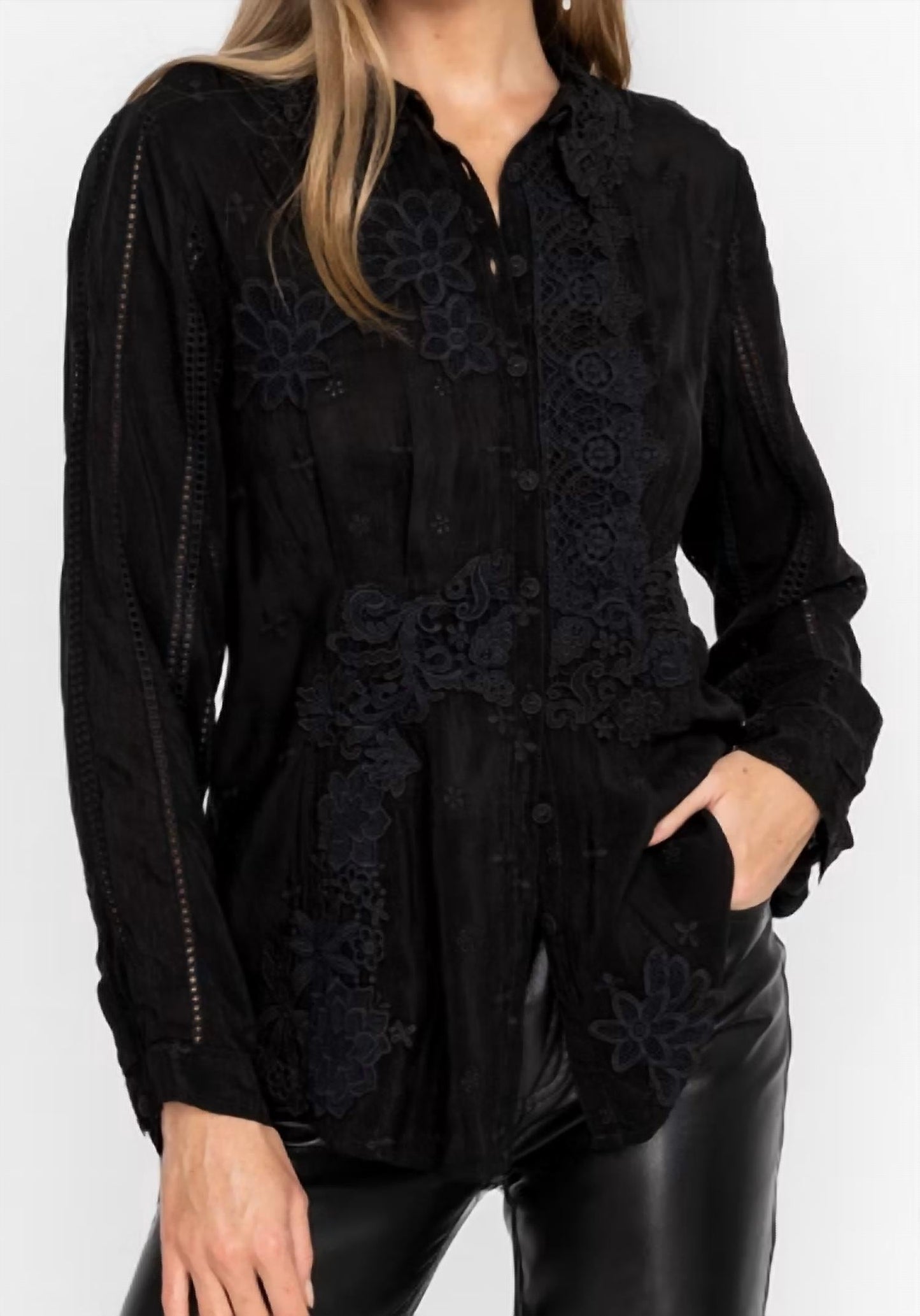 Johnny Was - Celia Applique Shirt