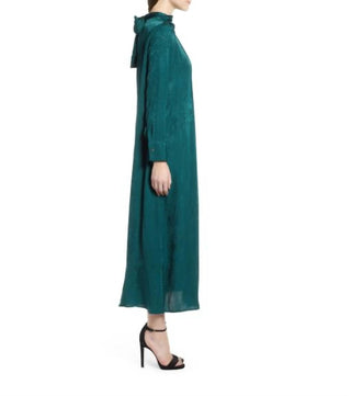 Topshop - Vestido midi jacquard com estampa animal