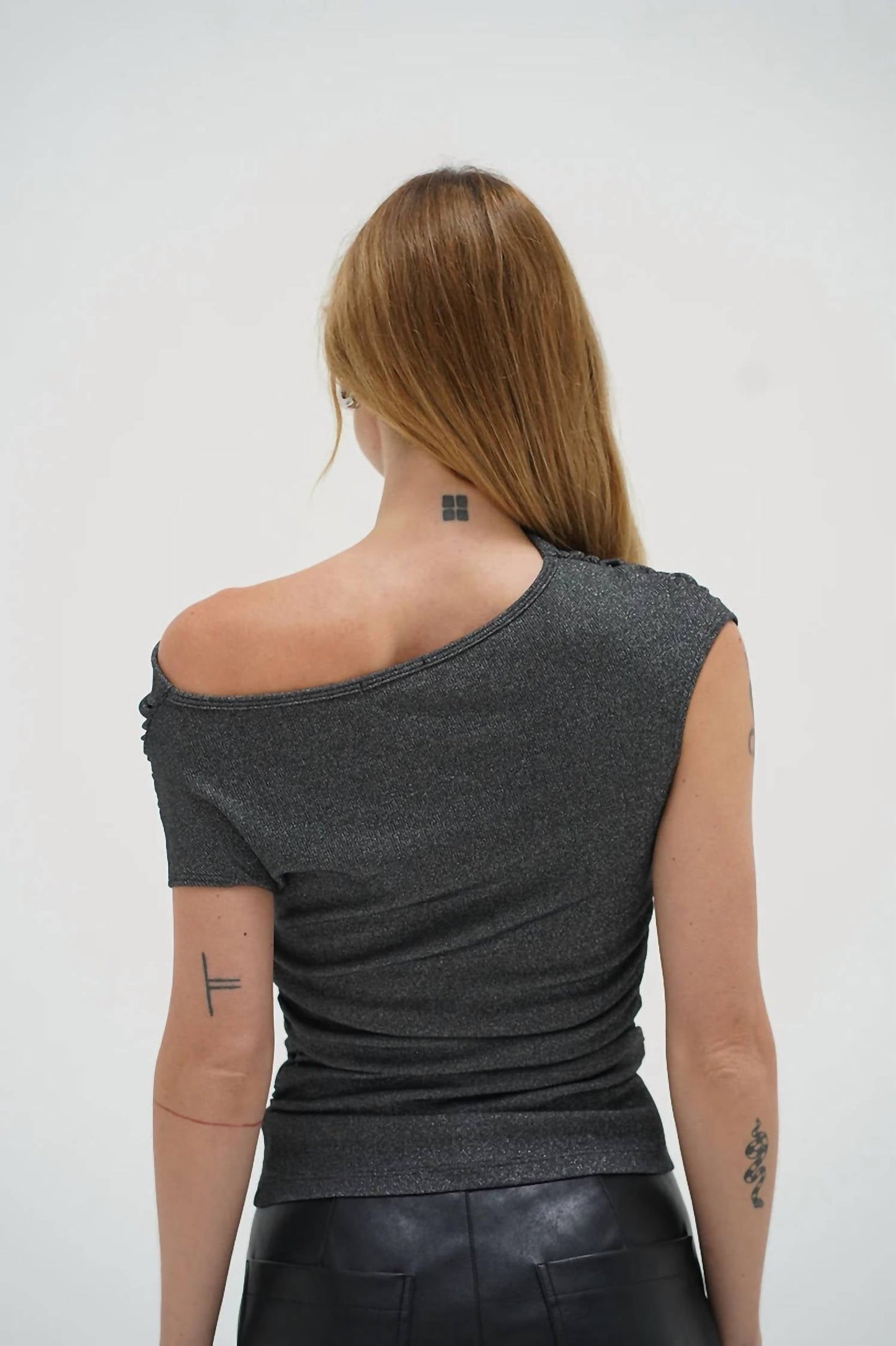 Lna - Lurex Ribbed Top