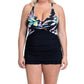 Profile By Gottex - Plus Size Halter Cross Back Underwire Swimdress