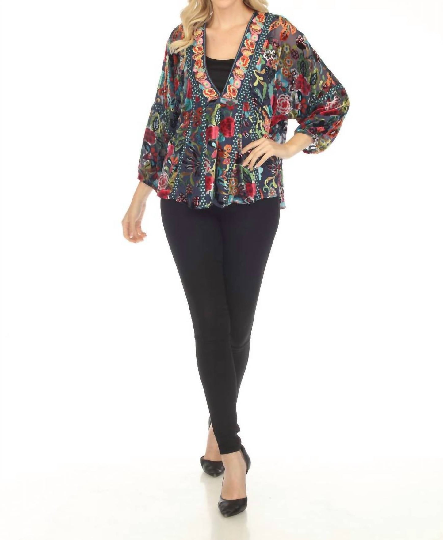 Johnny Was - Minto Burnout Kimono Jacket
