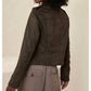 Banana Republic - Faux Suede Moto Jacket