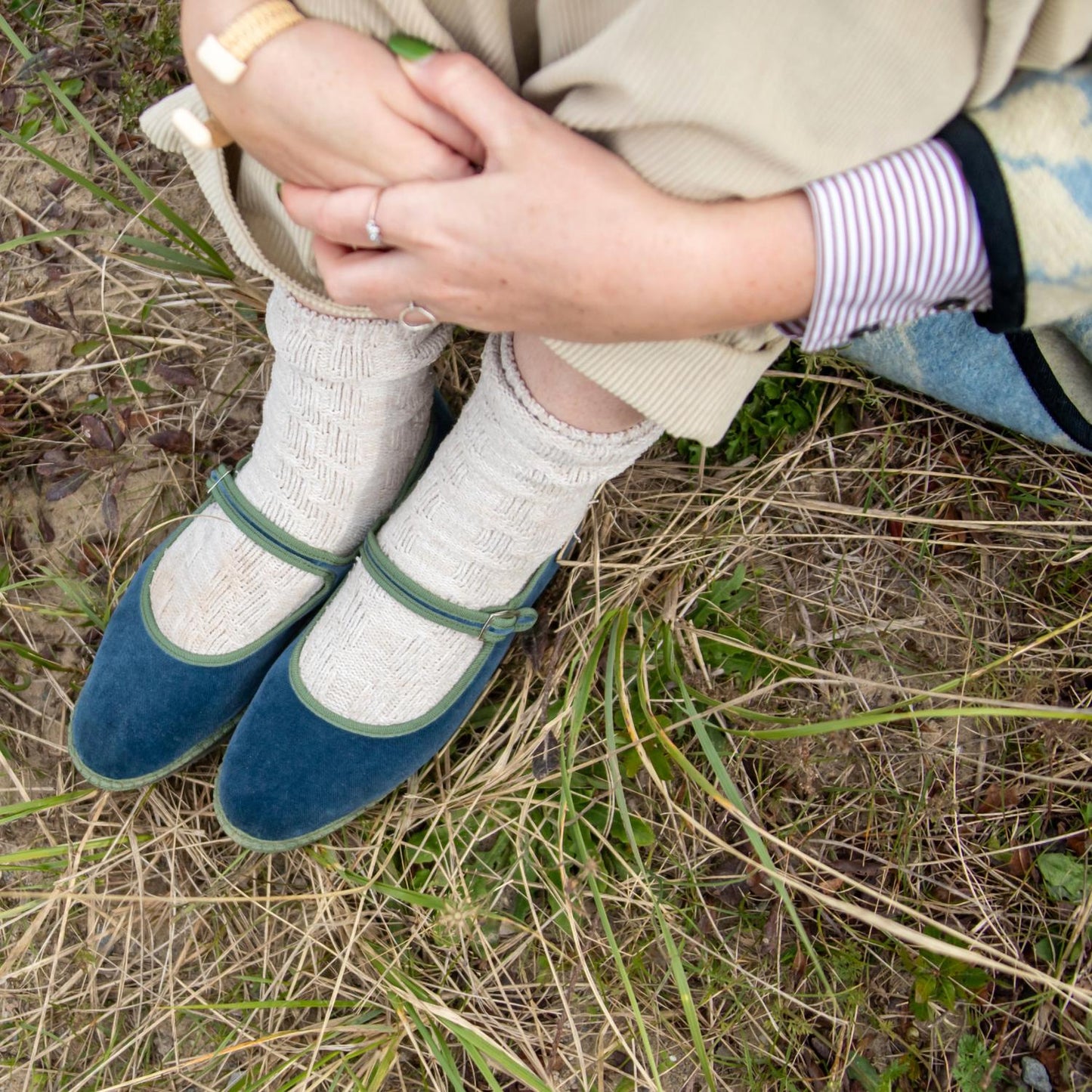 Cayumas - Women's Velvet Mary Jane Shoes