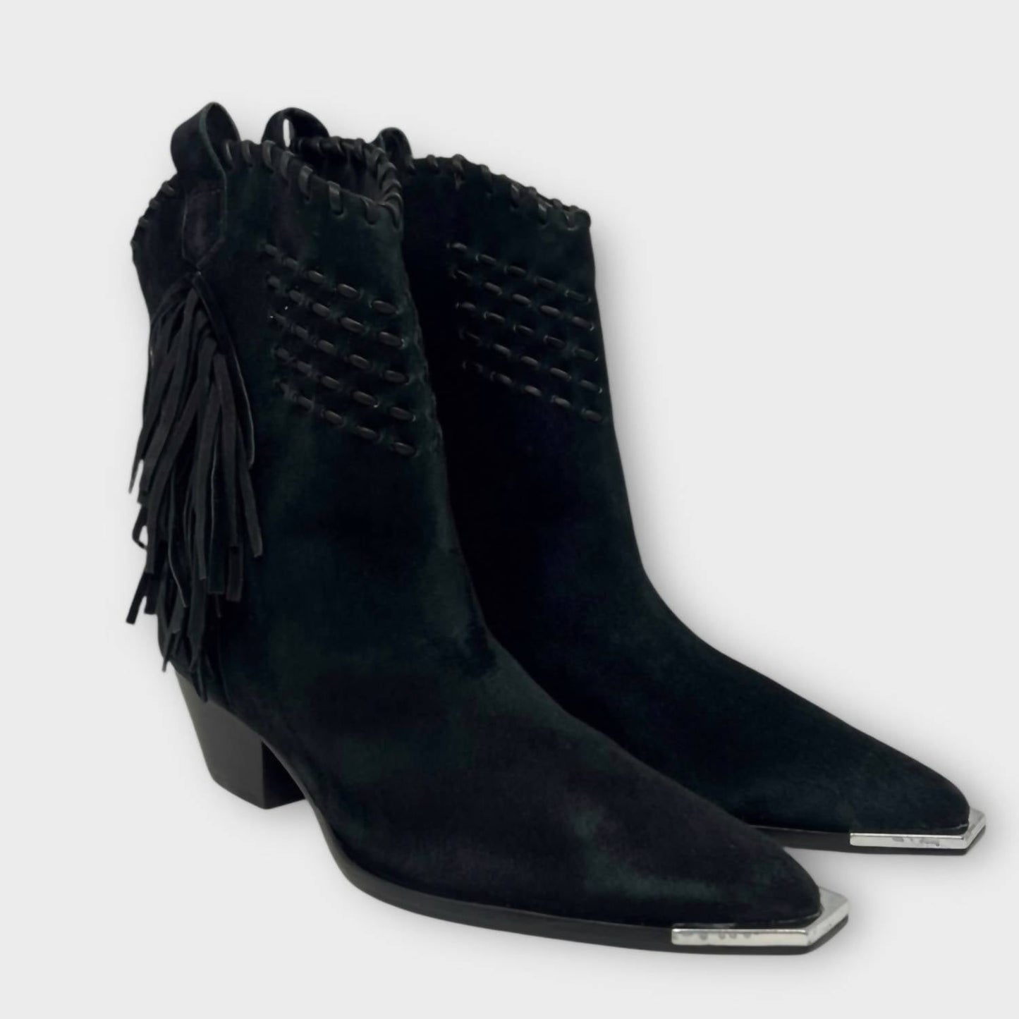 Schutz - Women's Alexxa Suede Western Bootie