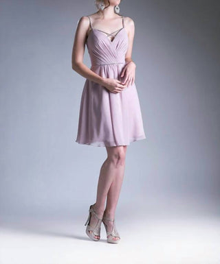 Cinderella Divine - Vestido de coquetel com alças e contas