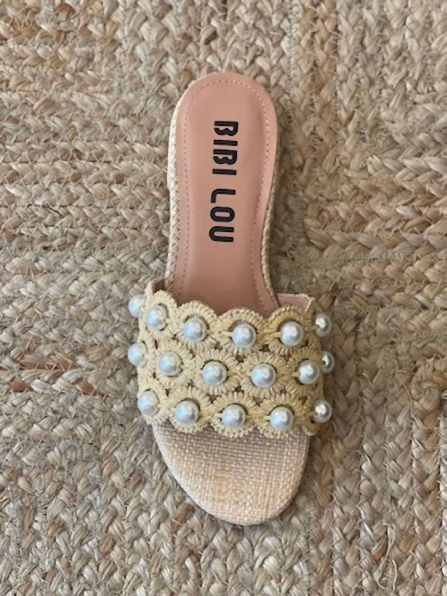 Bibi Lou - Women's Katie Flat Raffia Sandal