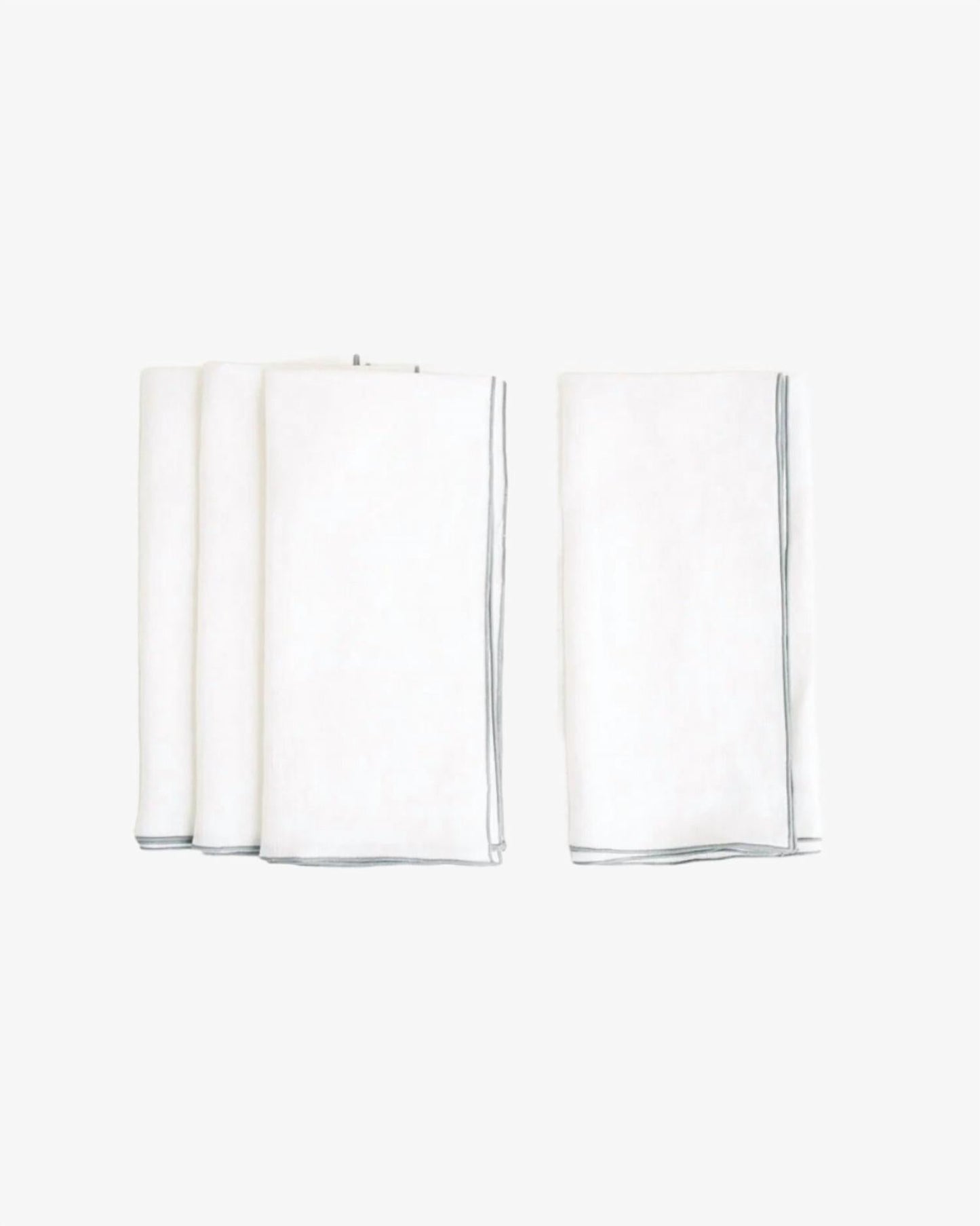 Borrowed Blu - Stone Washed Linen Napkins Set Of 4