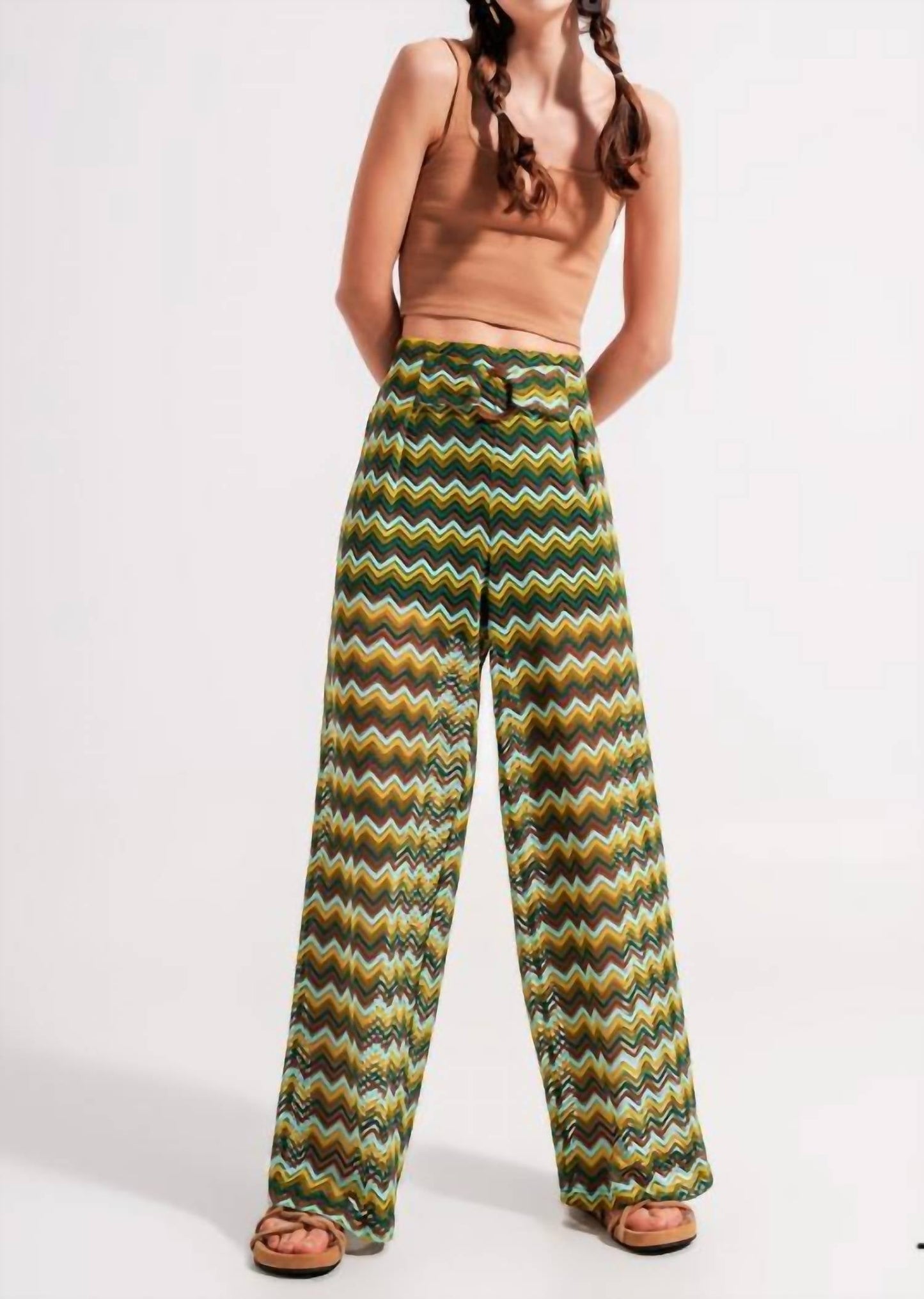 124 Voltaire - Zig Zag Crochet Pant