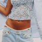 Free People - All Day Lace Semi-cropped Cami Top