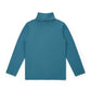 Bonton - Kid's Organic Cotton Ribbed Turtle Neck Sweatshirt