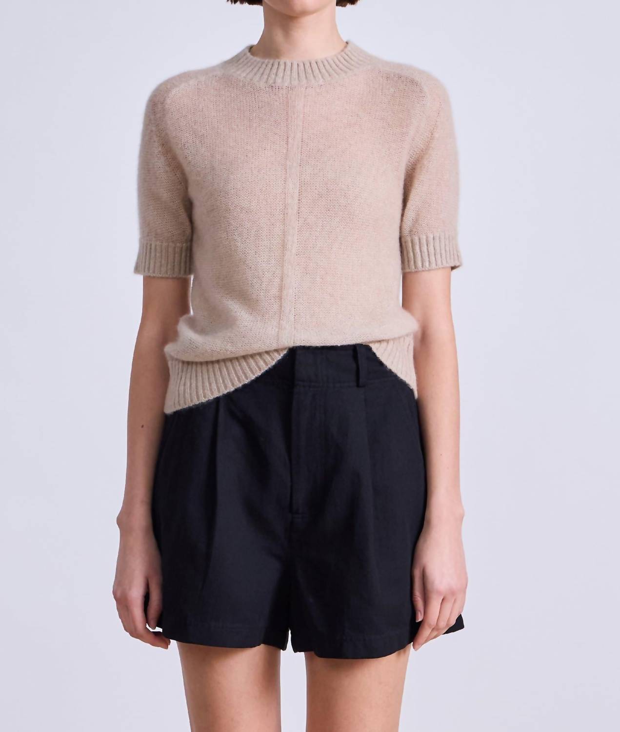 Apiece Apart - Softest Tissue Short-sleeve Sweater