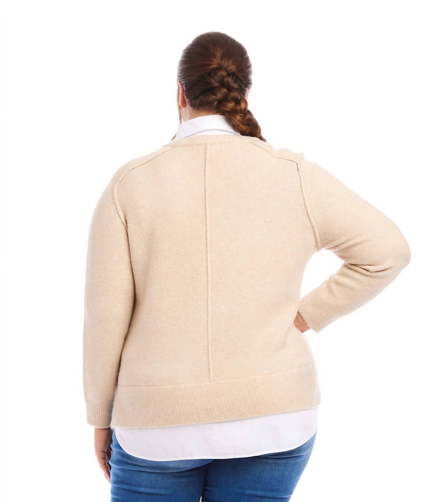 Karen Kane - Plus Size Layered Sweater