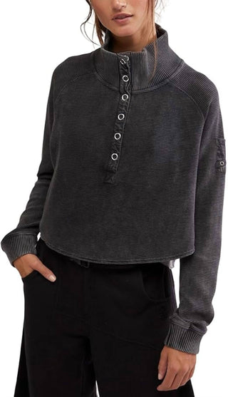 Free People - Jaqueta Henley So Fly Layer