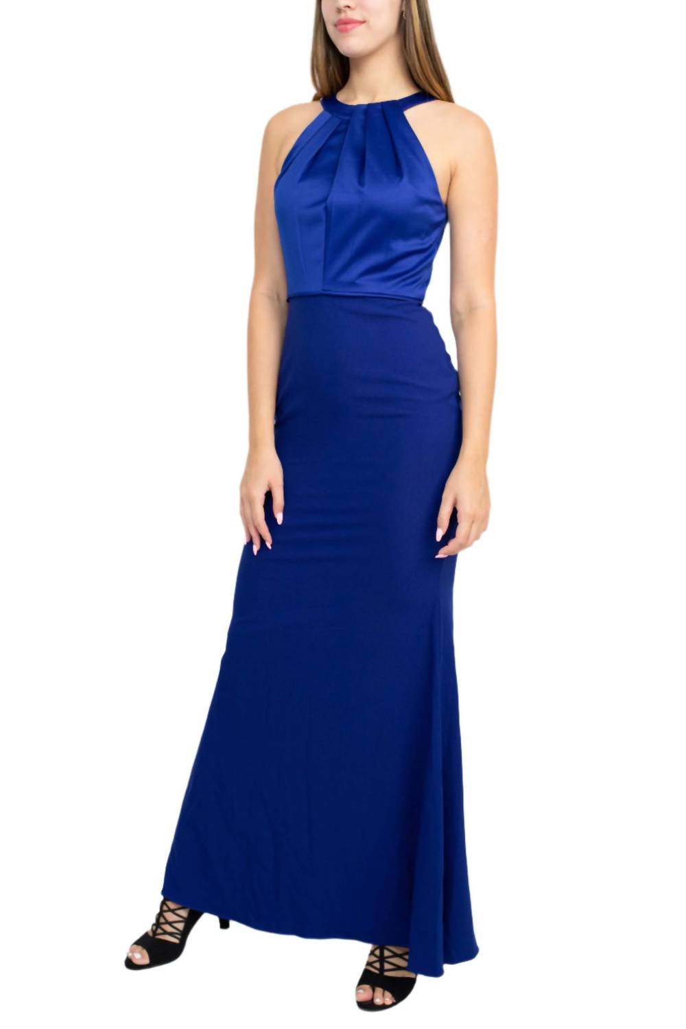 Adrianna Papell - Halter Neck Sleeveless Dress