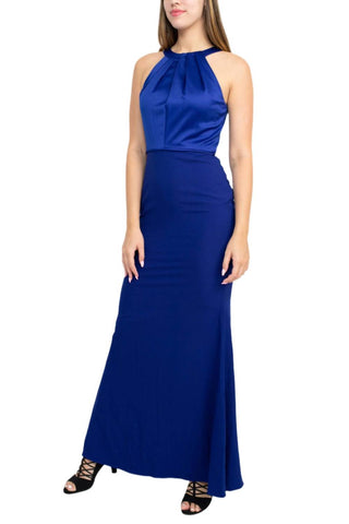 Adrianna Papell - Vestido sem mangas com decote halter