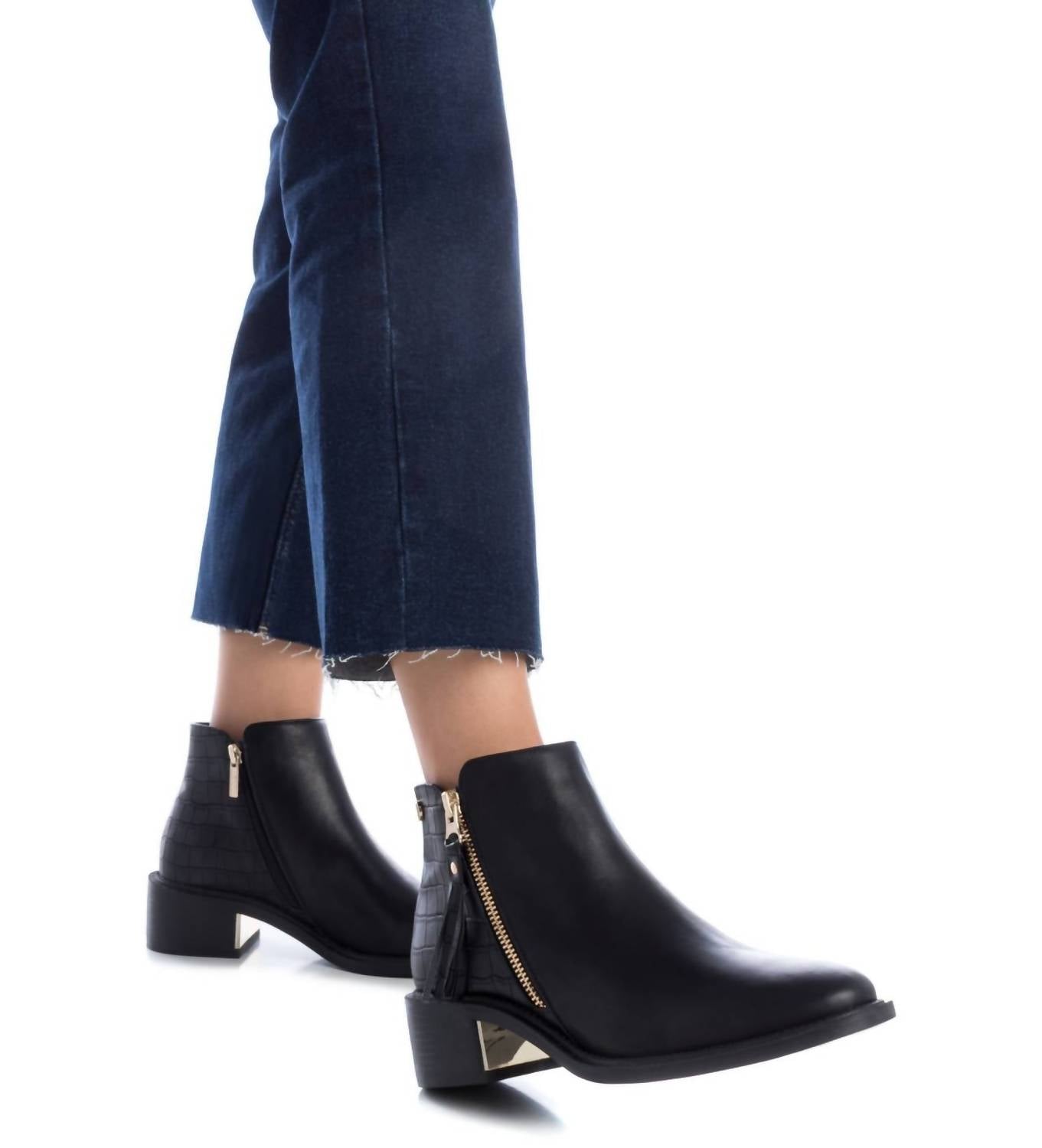 Xti - Women's Faux Leather Ankle Boots