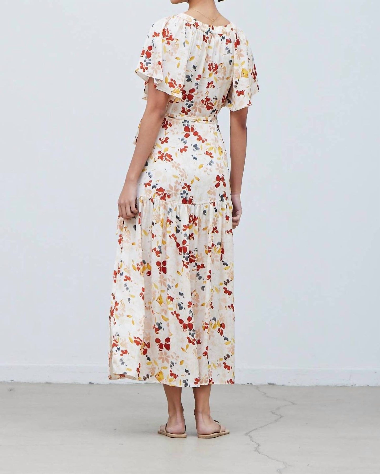 Grade & Gather - Floral Printed Wrap Dress