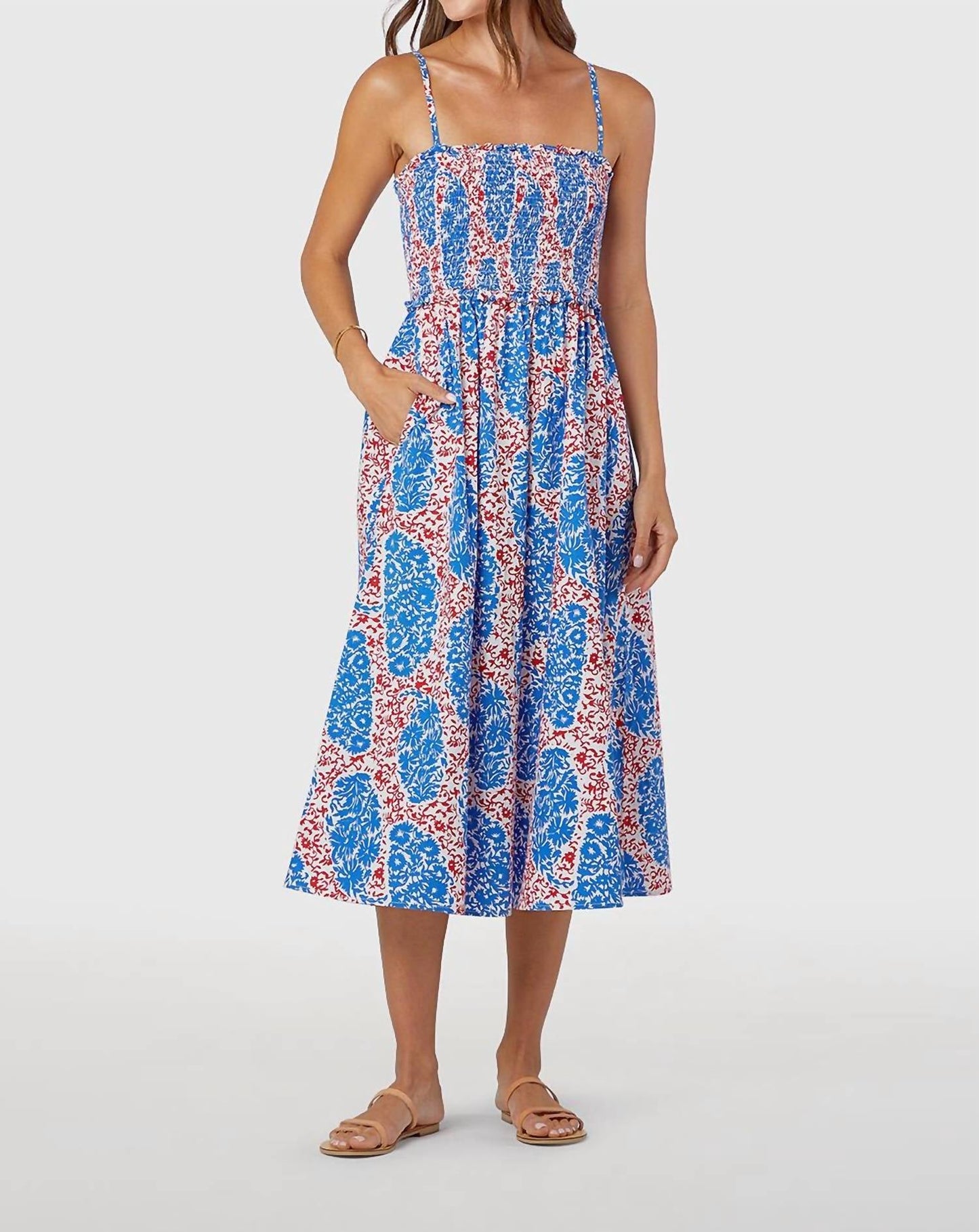 Livro - Smocked Midi Dress