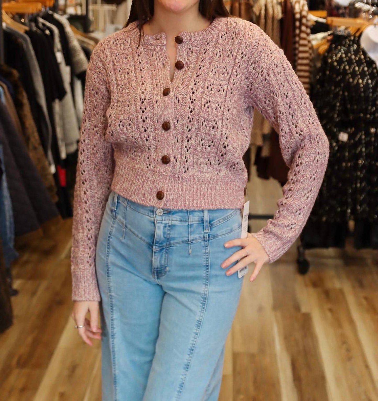 Steve Madden - Jordyn Long Sleeve Cardigan