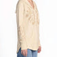 Johnny Was - METALLIC THERMAL HOODIE LAURA