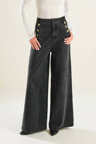 Freemarket - Calça de perna larga Mystic Sands