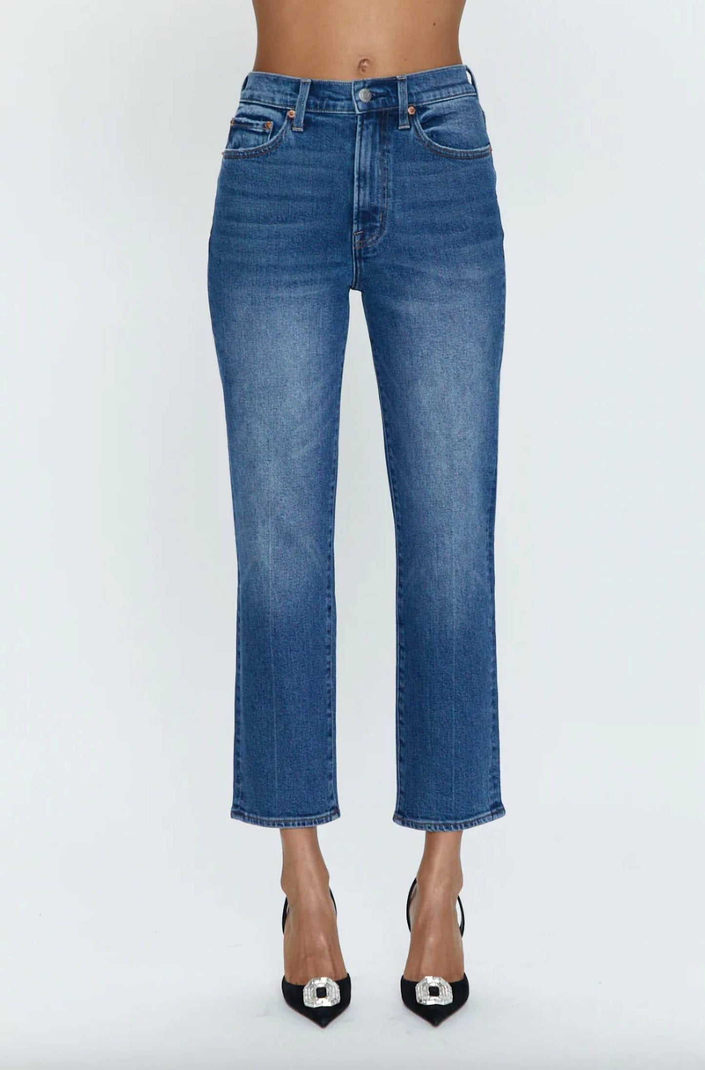 Pistola - Charlie High Rise Straight Ankle Jeans