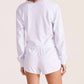 Bobi - Long Sleeve Crop Polo Tee