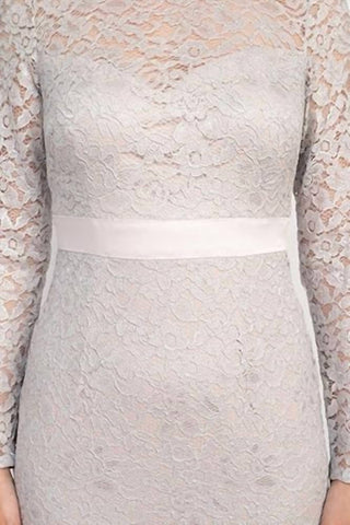 Adrianna Papell - Vestido de renda com decote em V