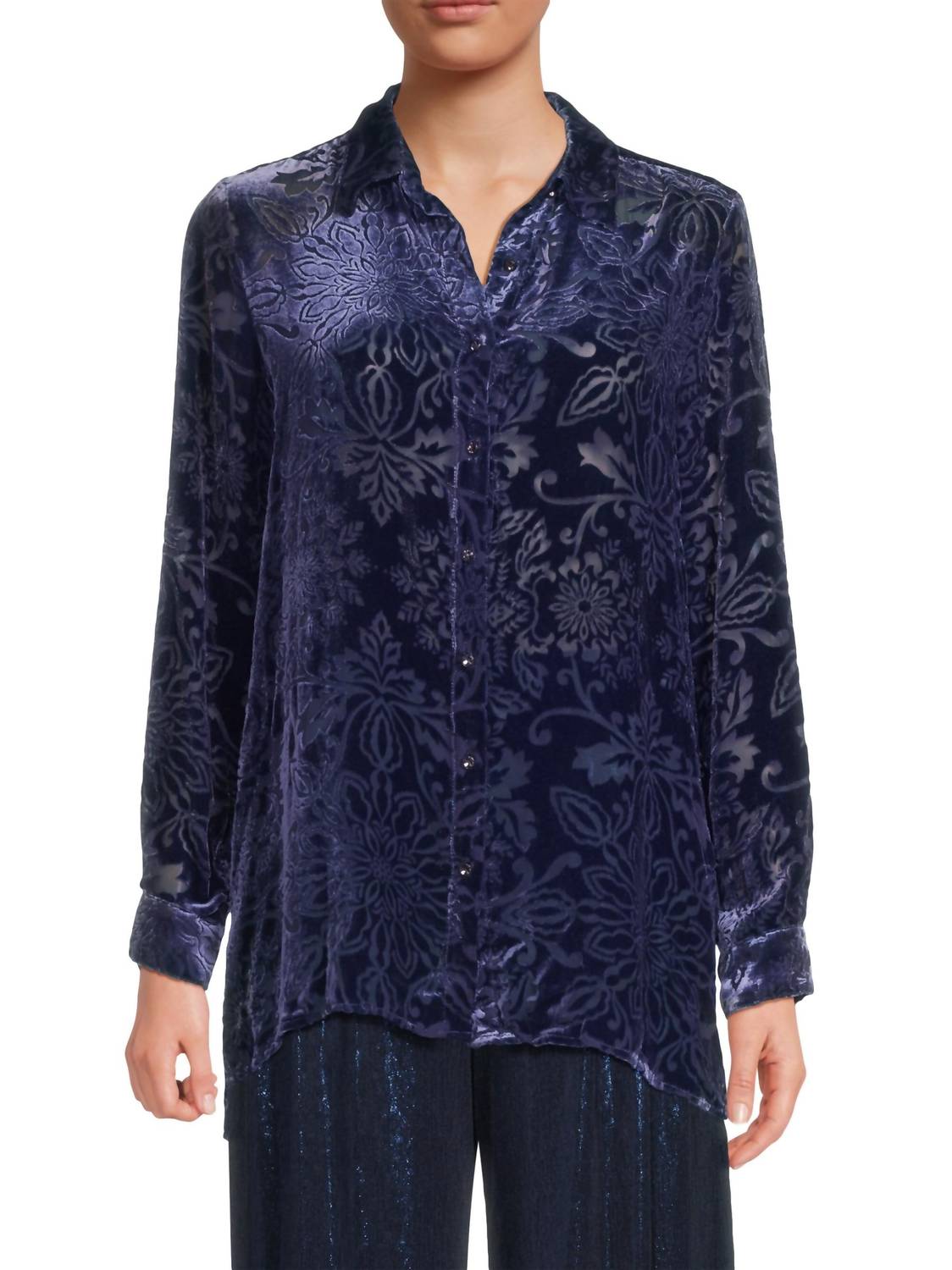 Johnny Was - Alixa Button Down Shirt - Plus