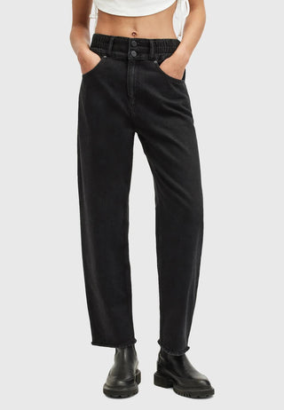 Allsaints - Hailey Frayed Hem Denim Straight Jean
