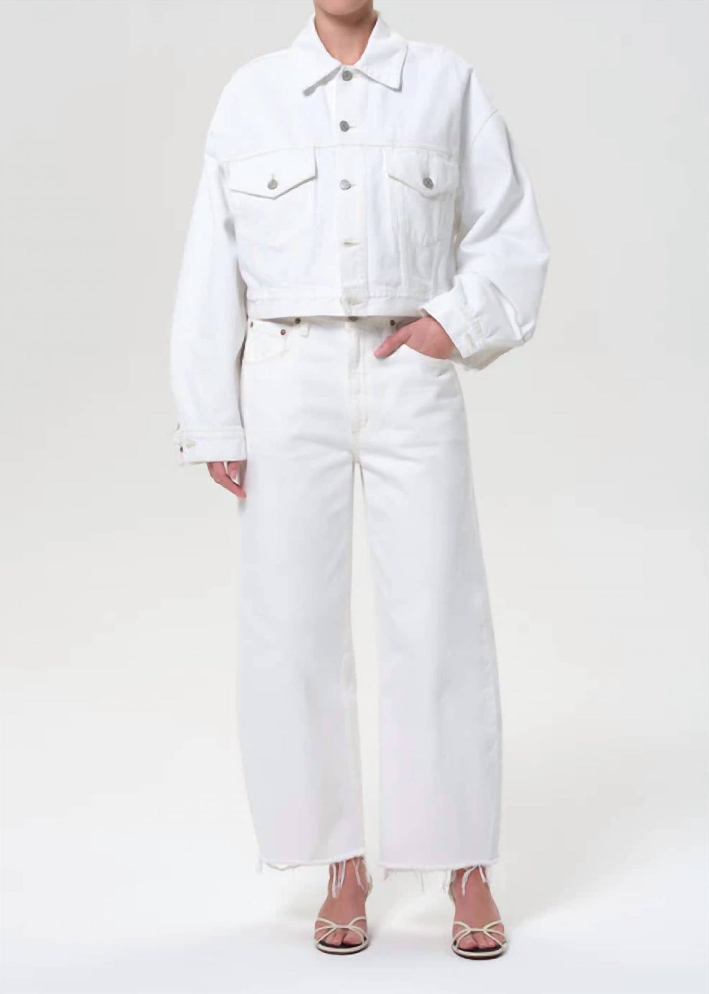 Agolde - LOW CURVE FRAY JEAN