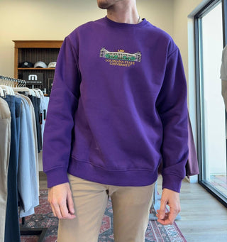 Traditions Collegiate Apparel - Lsu Crewneck Sweater