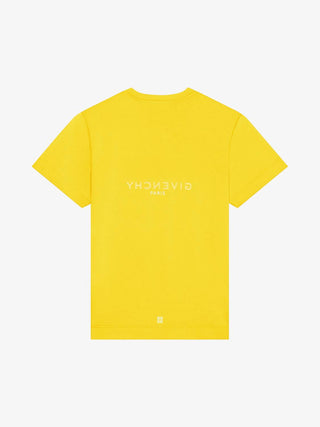 Givenchy - Camiseta Slim Fit com Estampa Reversa