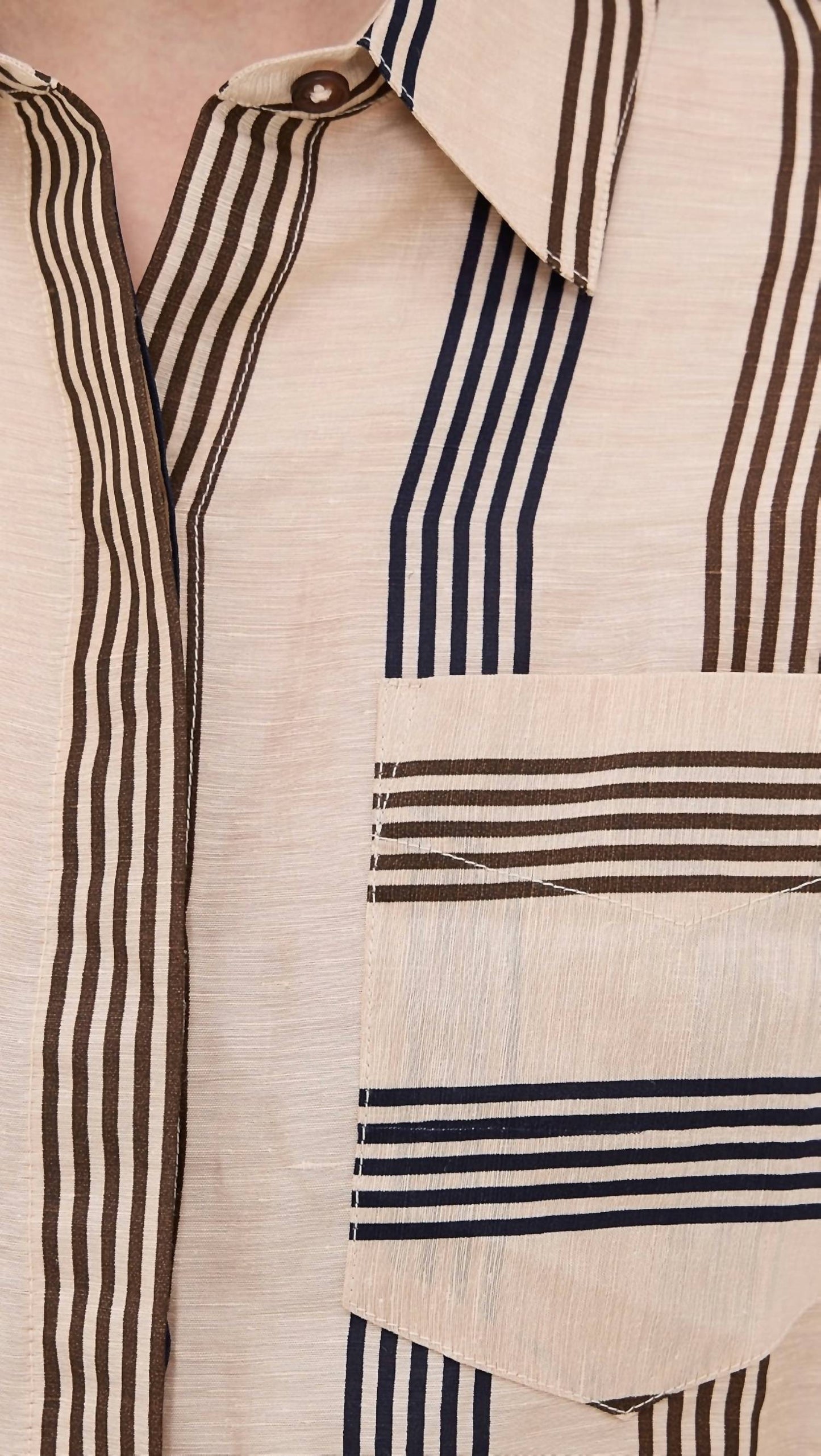 Rag & Bone - Beatrice Cropped Linen Shirt