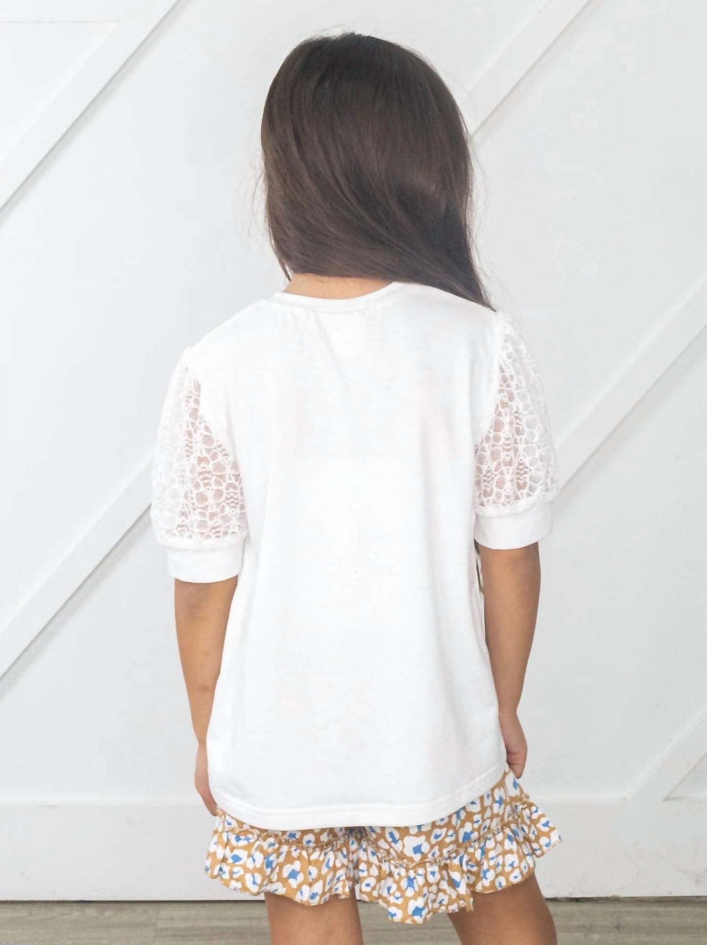Southern Grace - Girl's Just Like Mama Lace Sleeve Top