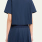 Simkhai - Bernie Short Sleeve Pleated Shirt