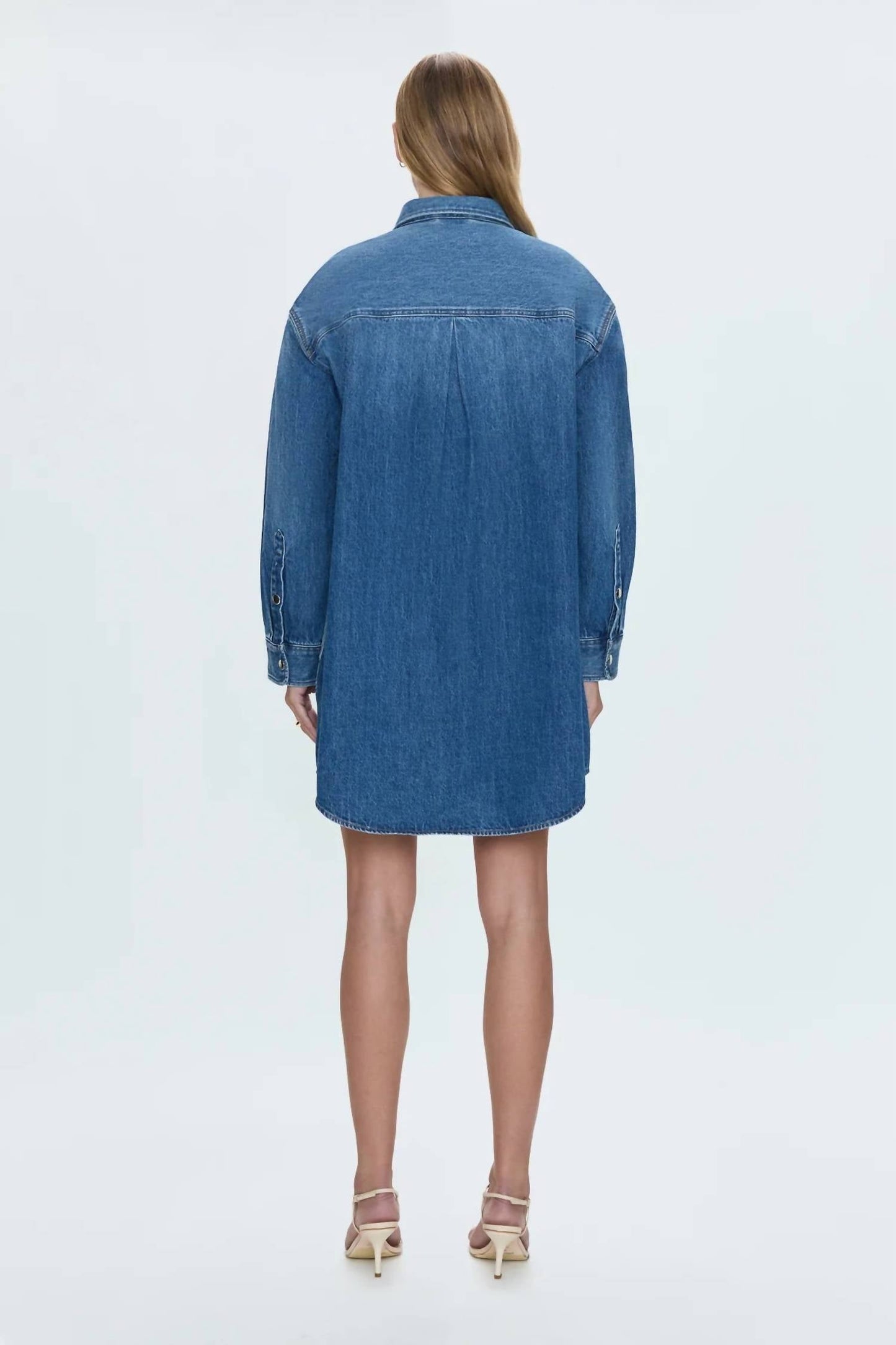 Pistola - Elle Denim Mini Shirt Dress